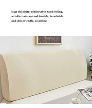 kaiyingyu - Testiera elastica per letto con testiera e testiera in legno (1,8 m), impermeabile e antipolvere