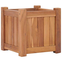 Letto Rialzato 30x30x30 cm in Legno Massello di Teak