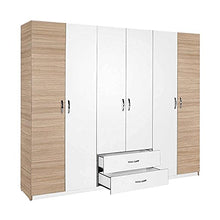 we point Armadio Guardaroba con Sei Ante Bicolore Lunghezza 240 X53xh.209