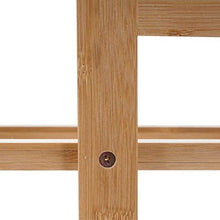 Arredo bagno HWC-B74 portasciugamani legno bambù 80x42x27cm