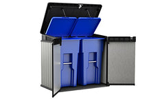 Keter Porta Attrezzi da Esterno Elite Store in Duotech con Pavimento Incluso, 140 x 82 x 124 cm