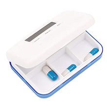 A sixx Piccolo Organizer per medicinali digitali, Scatola per Pillole Digitale a Prova di umidità, paziente per Uso Quotidiano per Viaggi di Anziani