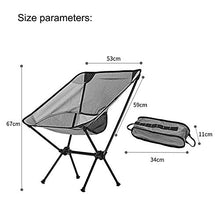 LINGZE Sedia da Campeggio Pieghevole Leggera e Resistente, Sedia Portatile per Campeggio, Festival, Giardino, Gite in roulotte, Pesca, Spiaggia
