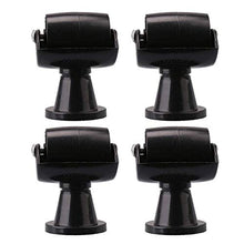 Wyxy Piedini universali AntiGraffio per Letto da Tavolo, 4 Pezzi, Neri, 9,8 cm