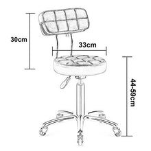 LIZHIQIANGdiaodeng Sgabelli da Bar Regolabile in Altezza Sedie Bar, Pelle Artificiale, 360 ° Girevole da Cucina Sgabello con Schienale (Colore: A4) (Color : A3)
