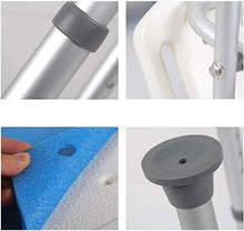 Sgabello da bagno portatile in alluminio per sedia da bagno 43-47cm per sicurezza delle donne incinte