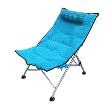 WDHWD Home Sdraio Sgabello Sedia per Il Tempo Libero da Esterno Sedie Pieghevoli Sgabello per sedie a Sdraio, Blu
