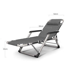 FGA Sedia a Sdraio Pieghevole Chaise Longue Pieghevole Resistente con Cuscino e Cuscino