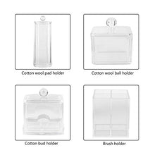 Boaby Makeup Storage Box 4 PCS Cosmetics Make Up Storage Organizer Set di contenitori per Articoli da toeletta