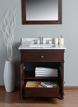 RUBEZA 750mm Didim Bagno Vanity, Bianco Marmo Italiano Carrara Top
