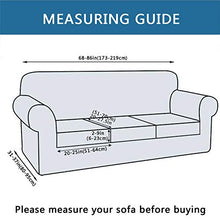 JHLD Velluto Copridivano 4 Pezzo Elasticizzato Fodera per Divano Morbido Sofa Cover Divano Protector Slipcovers Lavabile in Lavatrice per 3 Divano Cuscino-Blu B-3-posti