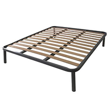 SomnusSana - Rete in Ferro con Piedi e Doghe in Legno cm140x190 H40 per materasso Francese