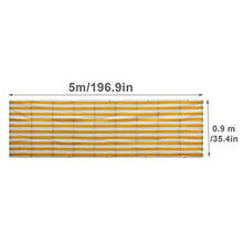 MAYOKIAAR - Parabrezza per la privacy, con blocco della luce, 400 x 80,5 cm, per balcone, per casa, giardino, balcone, cortile, fattoria, ecc.
