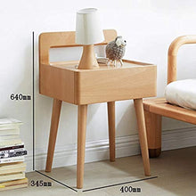 Comodini Moderna Legno Solido Fianco con Forte Portata for Camera da Letto, Studio, ECC