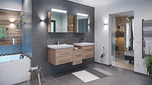 Set arredo bagno City (6 pezzi), incl. 2x Lavabo Subway 2.0 rovere chiaro