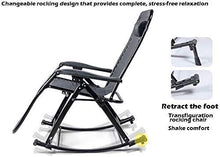 FACAZ Sedie da Giardino reclinabili Sedia da Giardino con Poltrona inclinata, Sedia Portatile a gravit脿 Zero, Adatta per Giardini, Patio, Piscine, Supporti 240 kg