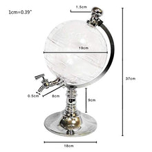goneryisour - Dispenser per bevande, contenitore pratico, a forma di globo portatile