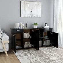 vidaXL Credenza Bianca 160x36x75 cm in Truciolato