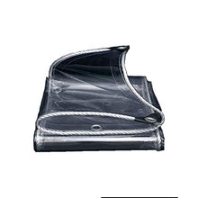 Telo trasparente Copertura vegetale trasparente telo di plastica PVC telone impermeabile con perforazioni, parapioggia for la copertura di fiori e piante balcone, 650g / mq (Size : 1.5 * 1.8m)