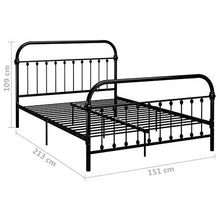SKM Giroletto Nero in Metallo 140x200 cm (23.25kg)