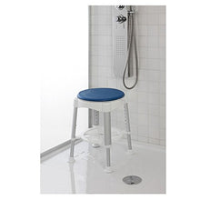 Feridras Comfort Sgabello Girevole, Alluminio, Bianco, 12x42x37 cm