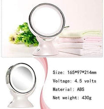 Specchio Bagno Vanity Mirrors Lidering Travel Bight Bight Trucco 5 x ingrandimento