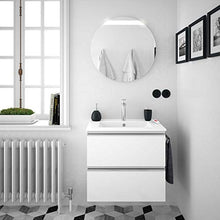 Cygnus Bath - Lavabo in Ceramica di 60 cm, ultrapiatto