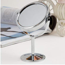 Yililay Vanità Specchio di Trucco, Due facciate Girevole Specchio da Toilette, Ingrandimento Trucco Permanente Specchio Tavolo Specchio da Toilette Hoom Alimentazione