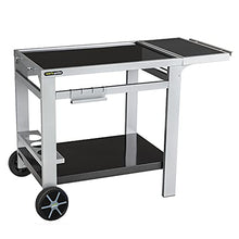 Cook'in Garden WT013T Media L carrello da barbecue/plancha, nero/argento