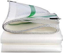 N / A Mobili Giardino copertine Impermeabile Esterna della Protezione Solare Teloni telone Panno Bianco Resistente all'abrasione Camion Isolato con asole Dimensioni 10 mobili da Coperchio (Colo.
