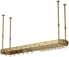 Classico Wine Rack Ferro Battuto Materiale Vetro Laminato Oro Stile Europeo Semplice Rack Bar Rack High Glass Rack Upside Rack di Down