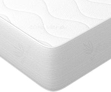 Materasso 120x190 cm Una Piazza e Mezza altezza 14 cm, in WaterFoam, tessuto AloeVera, indeformabile, anallergico ed antiacaro, rigidità media. Modello: Plus H14