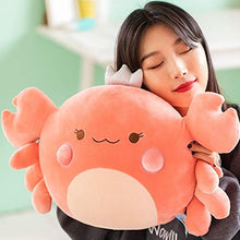YiXing - Cuscino per divano con motivo a granchio, in morbido cotone, 58 cm, colore: grigio, altezza: 58 cm