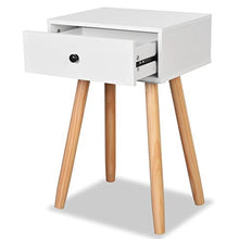 Tidyard Comodini Moderni Design, Comodini Set 2 pz in Massello di Pino 40x30x61 cm Bianchi
