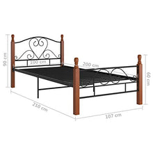 FAMIROSA Giroletto Nero in Metallo 100x200 cm-4933