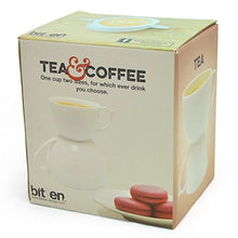 Tea & Coffee Double Cup - Two Cup Sizes For Dual Use
