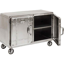 Kare Design - Comodino, Argento, 60 x 37.5 x 81 cm