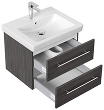 Mobile bagno con lavabo Villeroy & Boch Subway 2.0 60cm antracite venato