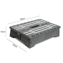 jinclonder - Sgabello Pieghevole, Portatile, con scaletta rialzata, a metà Gradino, per Anziani, Incinte e Bambini, per Cucina, Bagno, roulotte, Viaggi, Auto