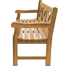 Panchina da giardino XXL in legno massiccio di teak