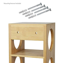 Maison & White Cremagliera del vino di bambù | Supporto a muro per 5 bottiglie | Cabinet in legno preassemblato per scaffali per vino | Design modulare impilabile