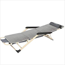 FGA Sedia reclinabile/Pieghevole Sedia Pieghevole in Alluminio Portatile Multifunzionale Sedia Moderna di Design Casual per Balcone Esterno Sedia Pieghevole Grigia da Giardino