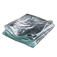 GJSN Outdoor Multiuso Incatramata-Incatramata Heavy Duty Chiaro Tenuta Stagna con Occhielli Ogni 40Cm, Extra Strong 5 Mm Copertura Tarp per Veranda/Pesca/Campeio, 550G / M²,1.6X2.5M