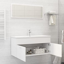 vidaXL Set Mobili da Bagno 2 pz Grigio in Truciolato