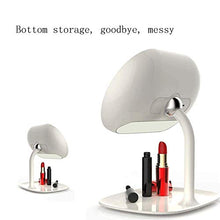 Specchio per Il Trucco, Specchio Comò, Specchio da Appoggio, Specchio Cosmetico Illuminato, Ricaricabile, Sensore Separato Rimovibile, Portatile, Regolabile, 360 °