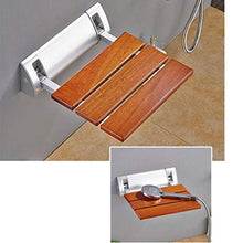 HLY - Sgabello semplice pieghevole da parete, sgabello antiscivolo, per bagno, per anziani, braccioli e doccia, divisorio per bagno, 0113