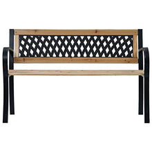 E E-NICES Panchina da Giardino 120 cm in Legno
