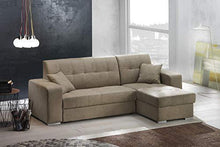 Casarreda Store Divano Letto angolare MOD. Vienna con penisola Reversibile Contenitore - Arredi Casa
