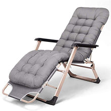 MJ-Brand Sedia da Giardino Pieghevole da Giardino reclinabile Pieghevole a gravità Zero Resistente con poggiatesta Imbottiti Regolabili 178 * 67 * 30 cm