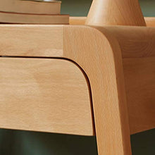 Comodino comodino in legno massiccio con forte capacità di cuscinetto per camera da letto, studio, ecc.